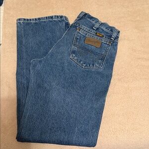 George Strait collection Wrangler Relaxed Fit Blue Denim Jeans